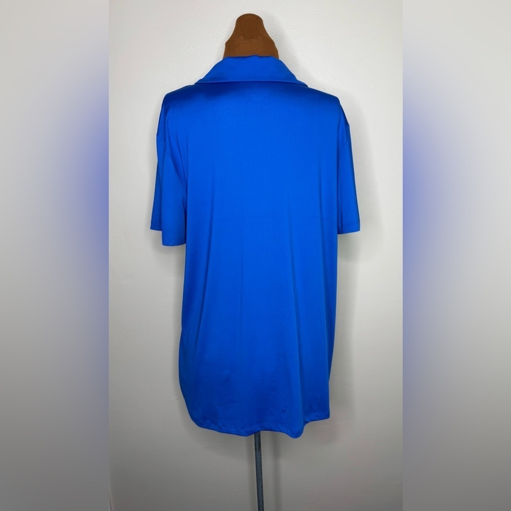 Coral Bay Golf Royal Blue Polo Shirt Short Sleeve Size XL - Picture 2 of 7